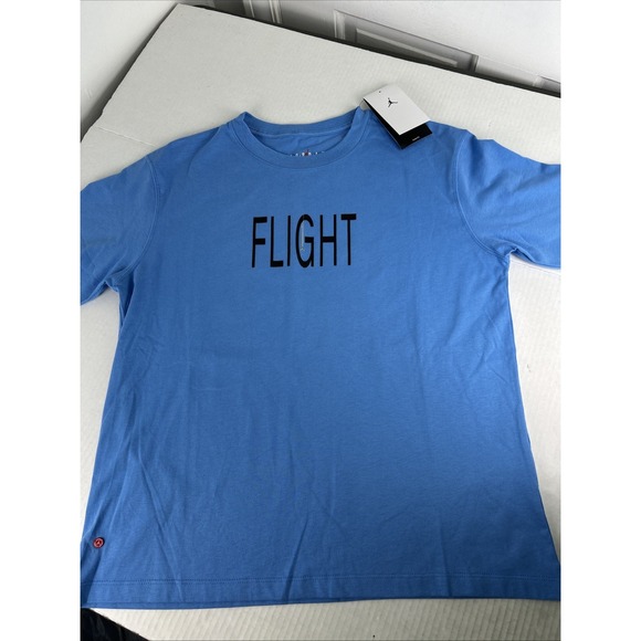 Jordan Artist Series Flight Women's small Carolina Blue Tshirt New 905 - Picture 1 of 10